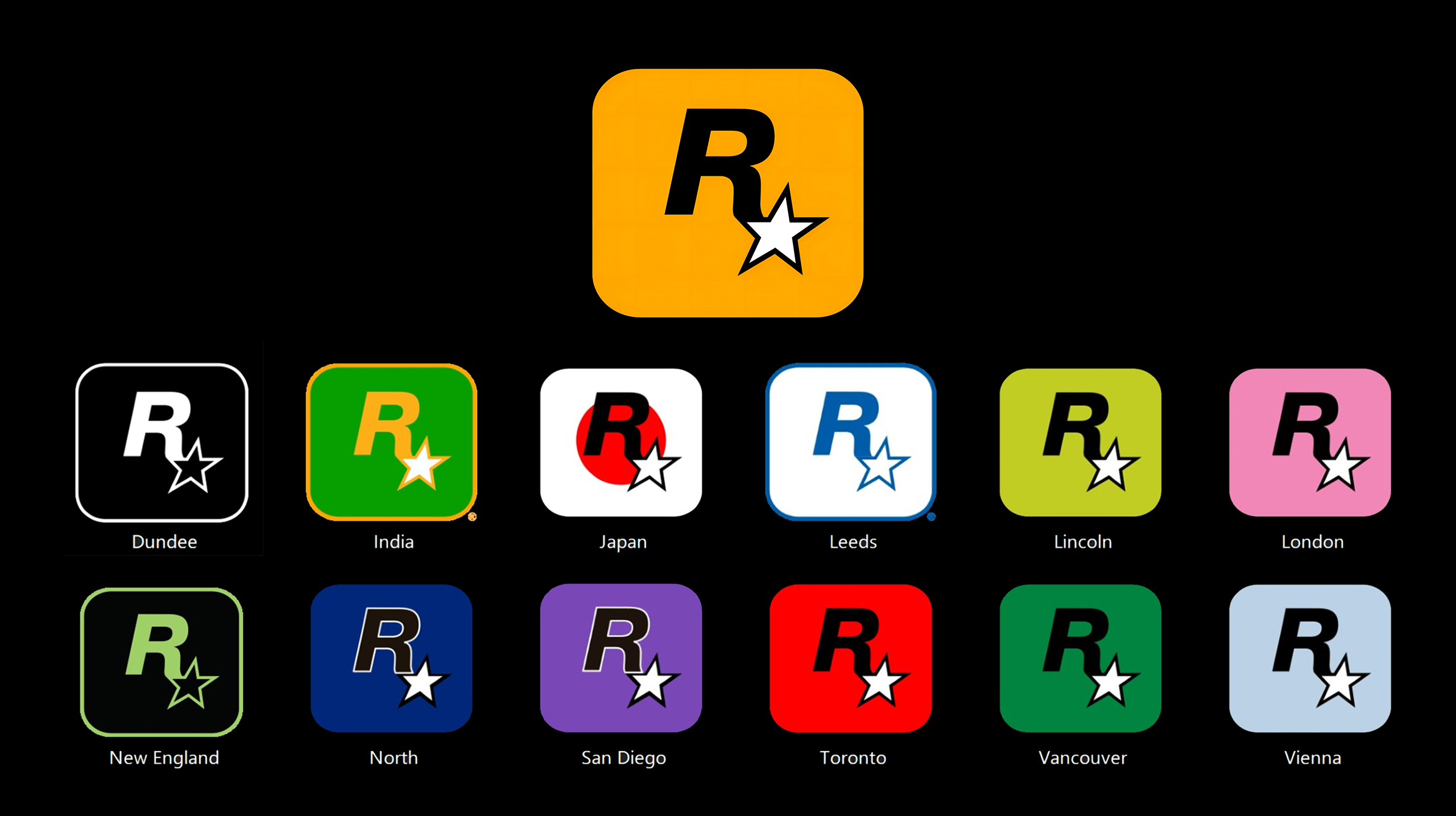 玩了这么多年，才知道R星的logo有这么多