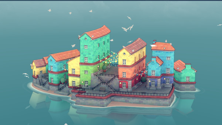 《Townscaper》评测：解压治愈小游戏，打造梦中的水上-第1张